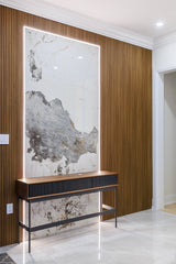 Interior & Exterior Slat Wall Panels Wood Brown 140