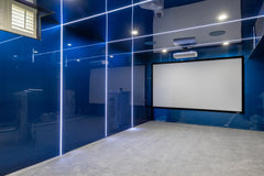 Large Wall Panel Metal Blue