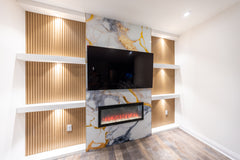 Interior Slat Wall Panels Natural Oak