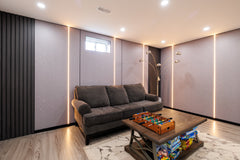 Interior & Exterior Slat Wall Panels Wood Black 190