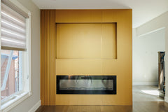 Interior & Exterior Slat Wall Panels Metal Gold