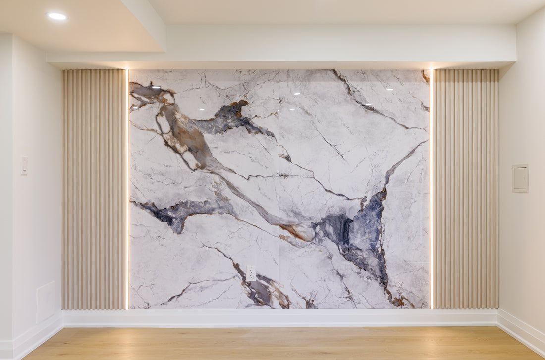 Marble Feature Wall In Markham