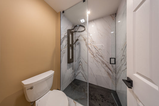 Marble panels for shower
