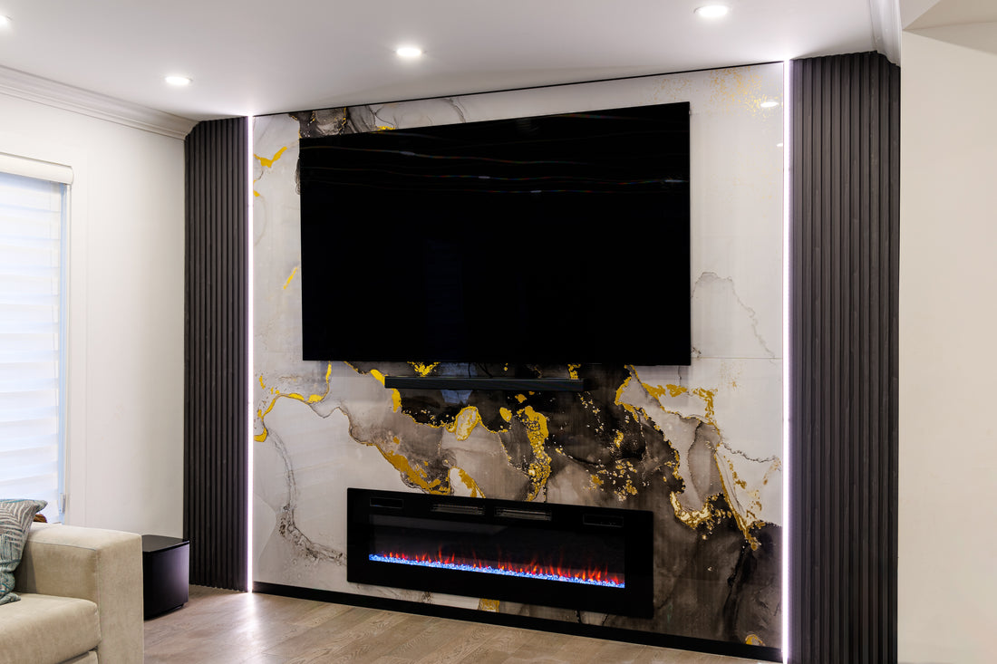 5 Simple Tips to Create a Stunning Black and Gold Marble TV Wall