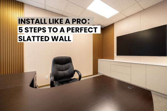 The Professional Guide to Installing Slatted Wall Panels