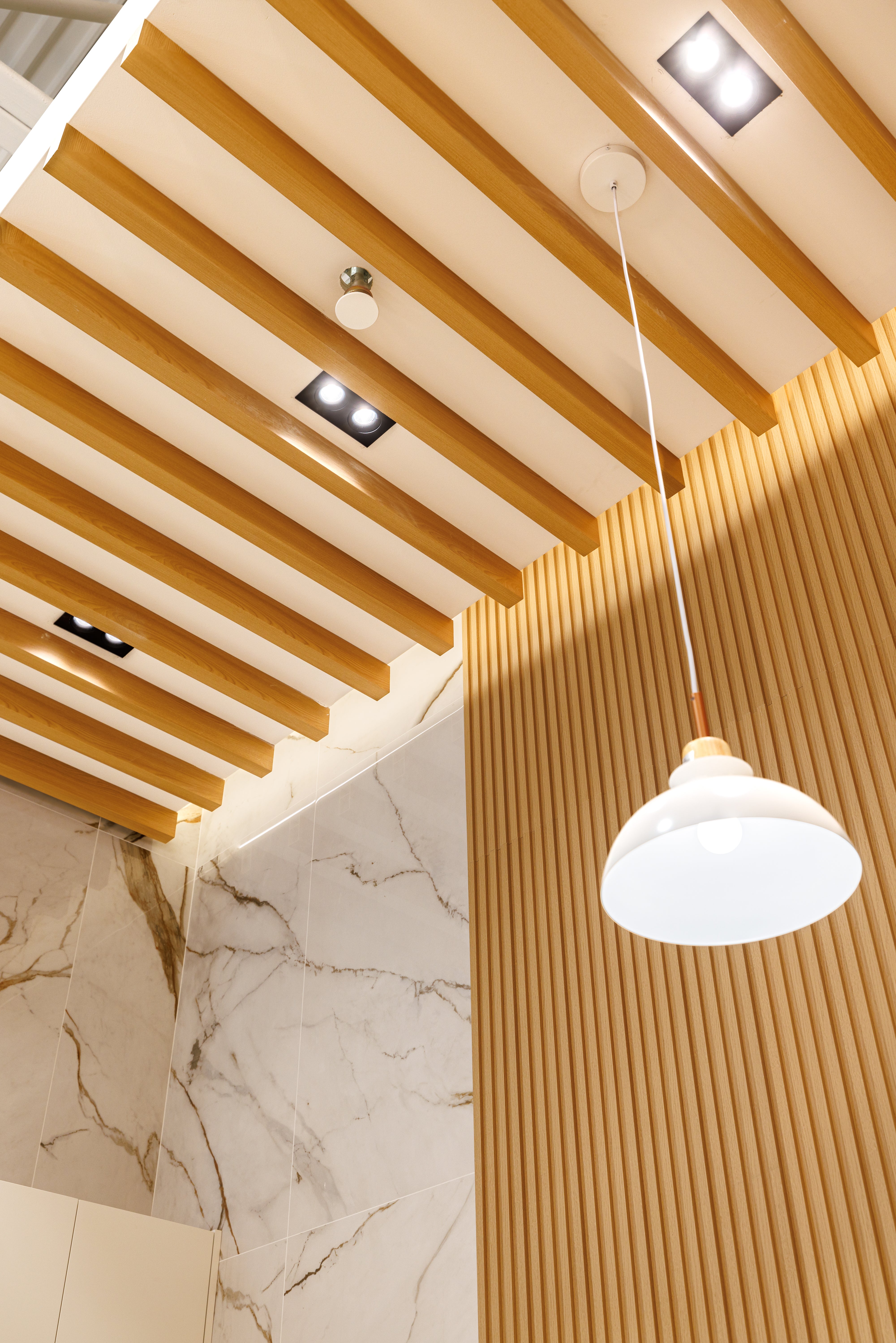 Interior & Exterior Ceiling Wall Panels Natural Wood