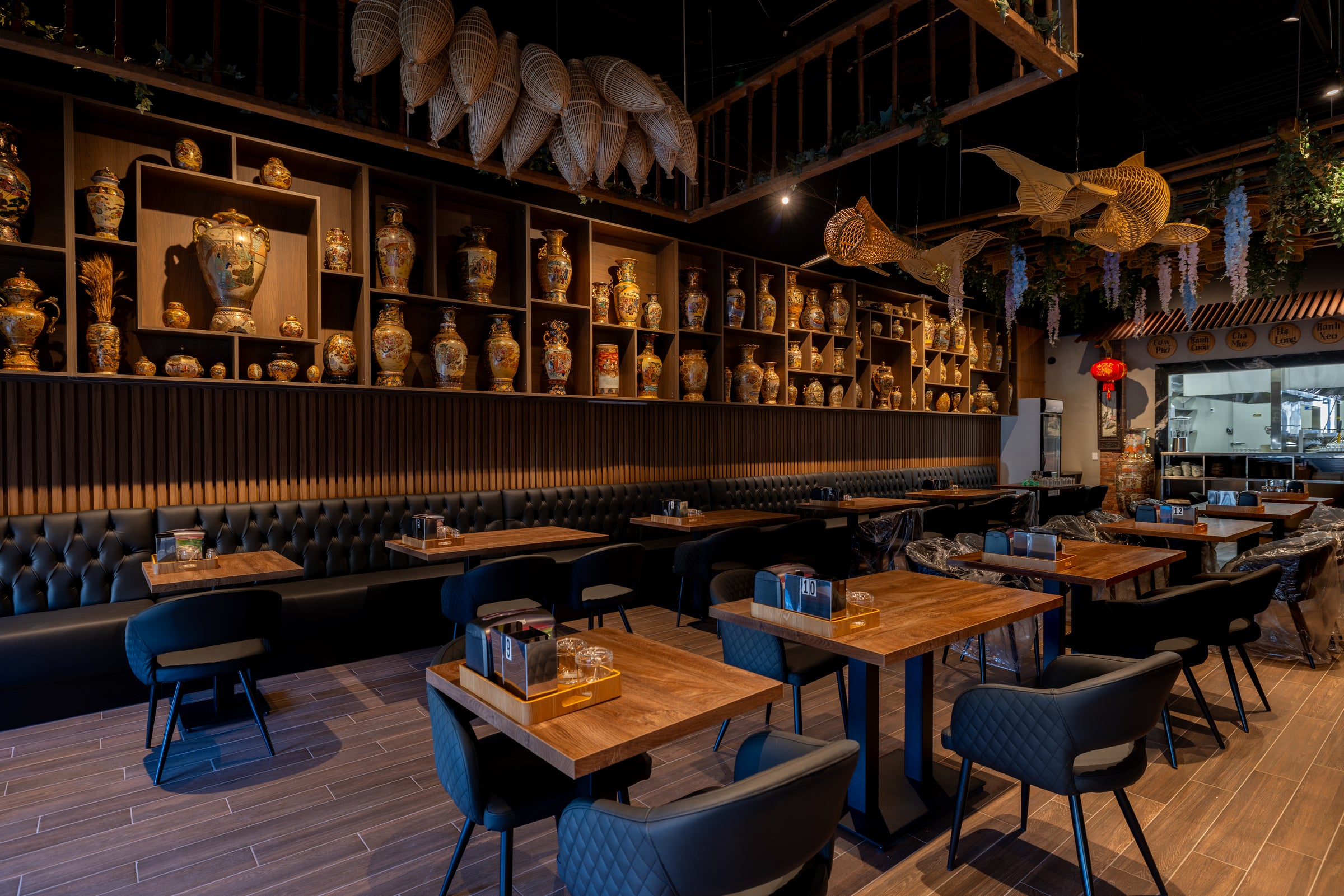 Vietnamese Pho Restaurant Wall Panel Interior in Markham - Markham, Ontario - RichVaugh Wall Panel
