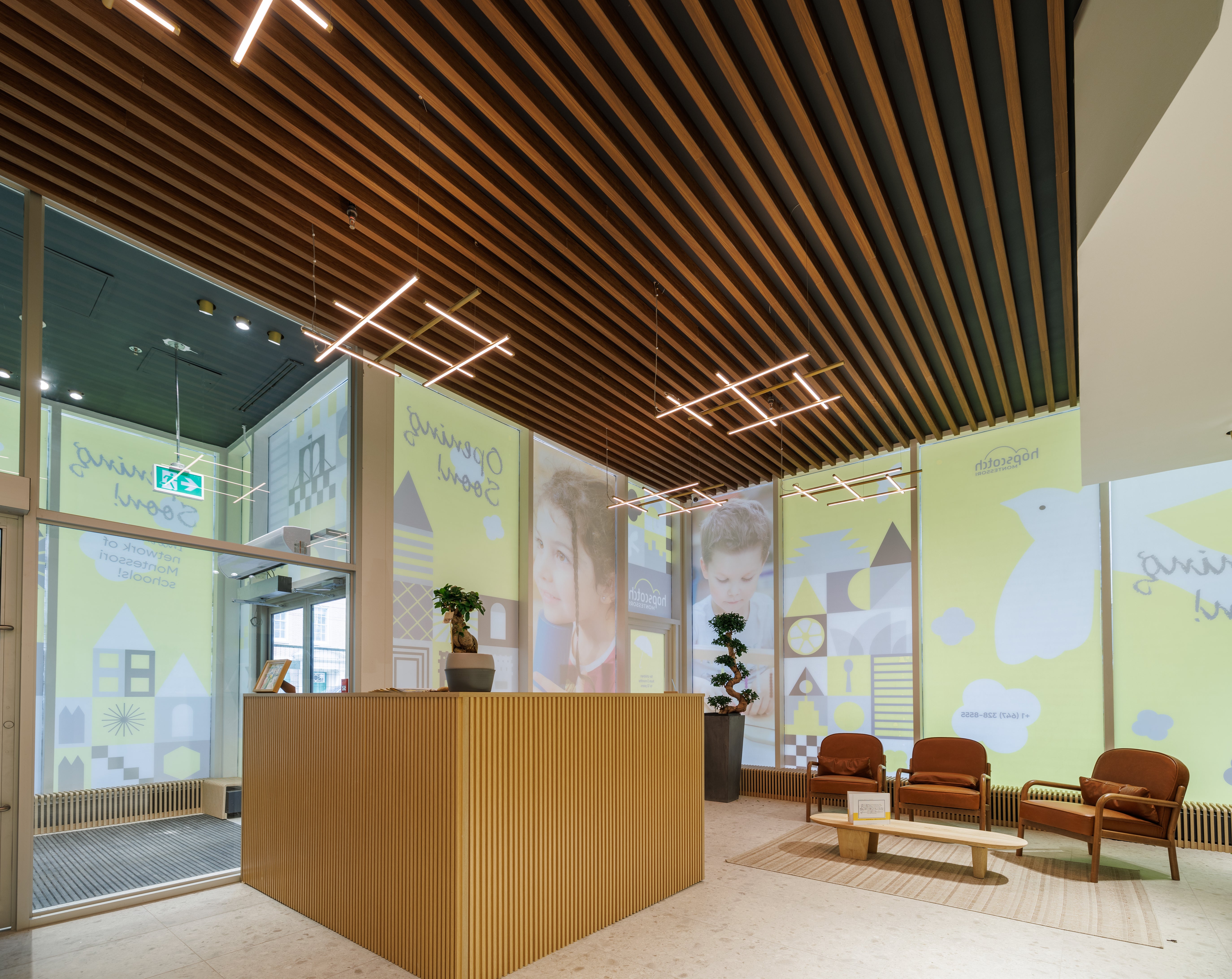 Interior & Exterior Ceiling Wall Panels Wood Brown