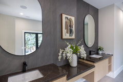 Interior & Exterior  Slat Wall Panels Bulk Gray 140