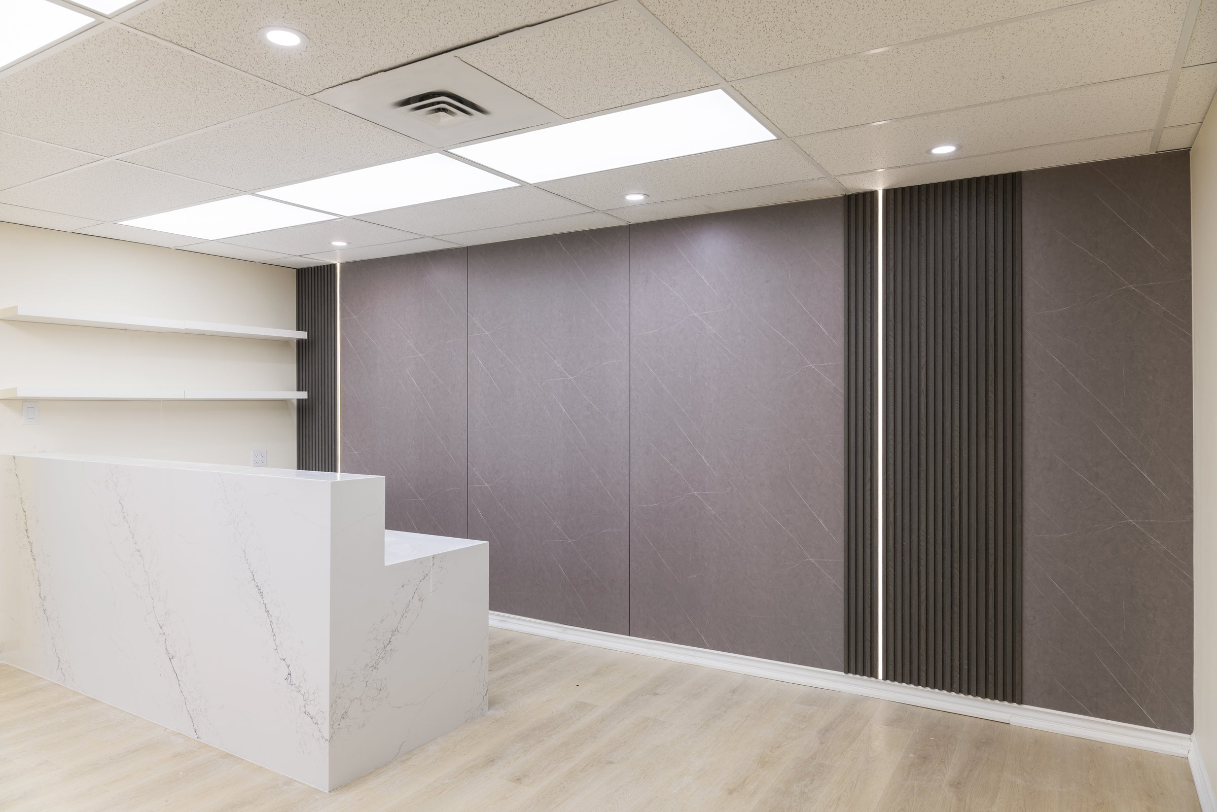Tutoring Centre Office Feature Wall in Richmond Hill - Richmond Hill, Ontario - RichVaugh Wall Panel