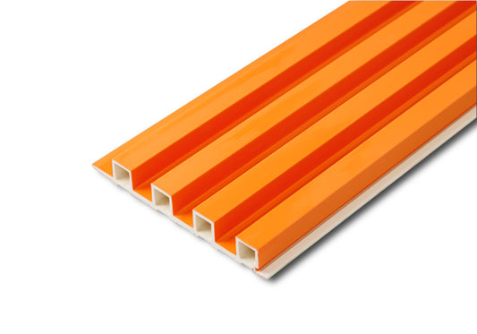 Interior & Exterior  Slat Wall Panels Orange