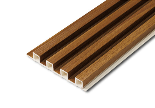 Interior & Exterior  Slat Wall Panels Wood Brown