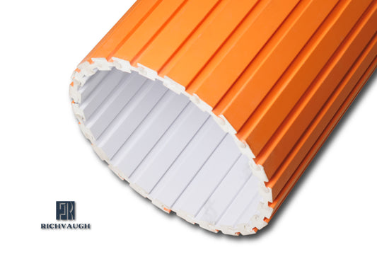 Flexible Slat Wall Panels Orange