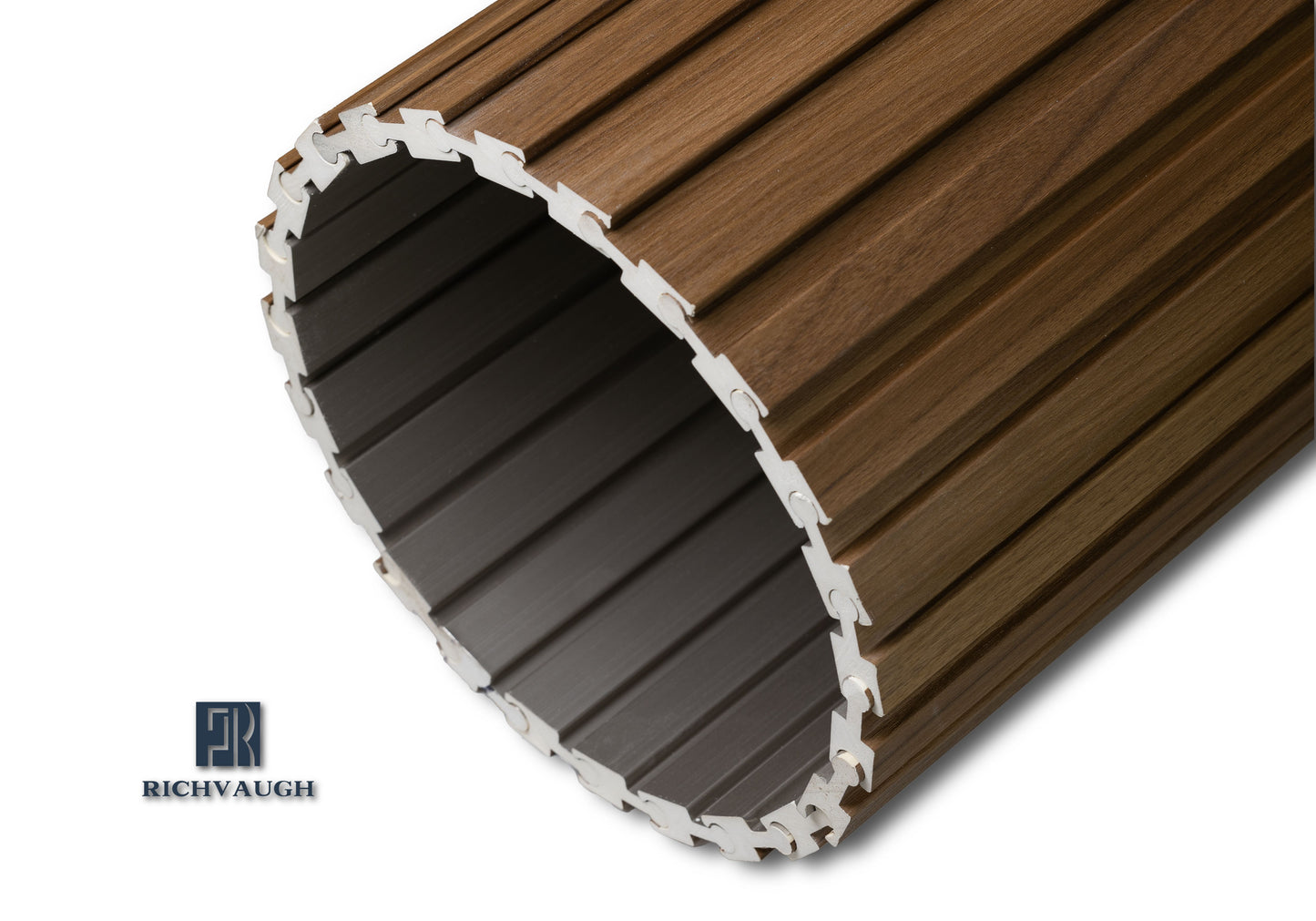 Flexible Slat Wall Panels Wood Brown