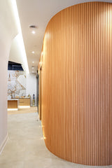 Flexible Slat Wall Panels Natural Wood