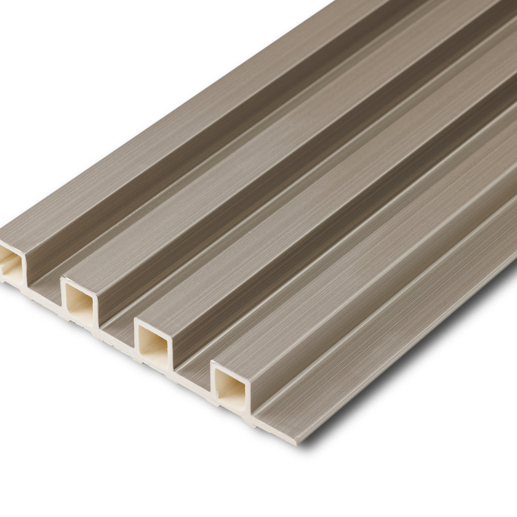 Metal Silver Fluted Panels | Interior & Exterior Waterproof – RichVaugh ...