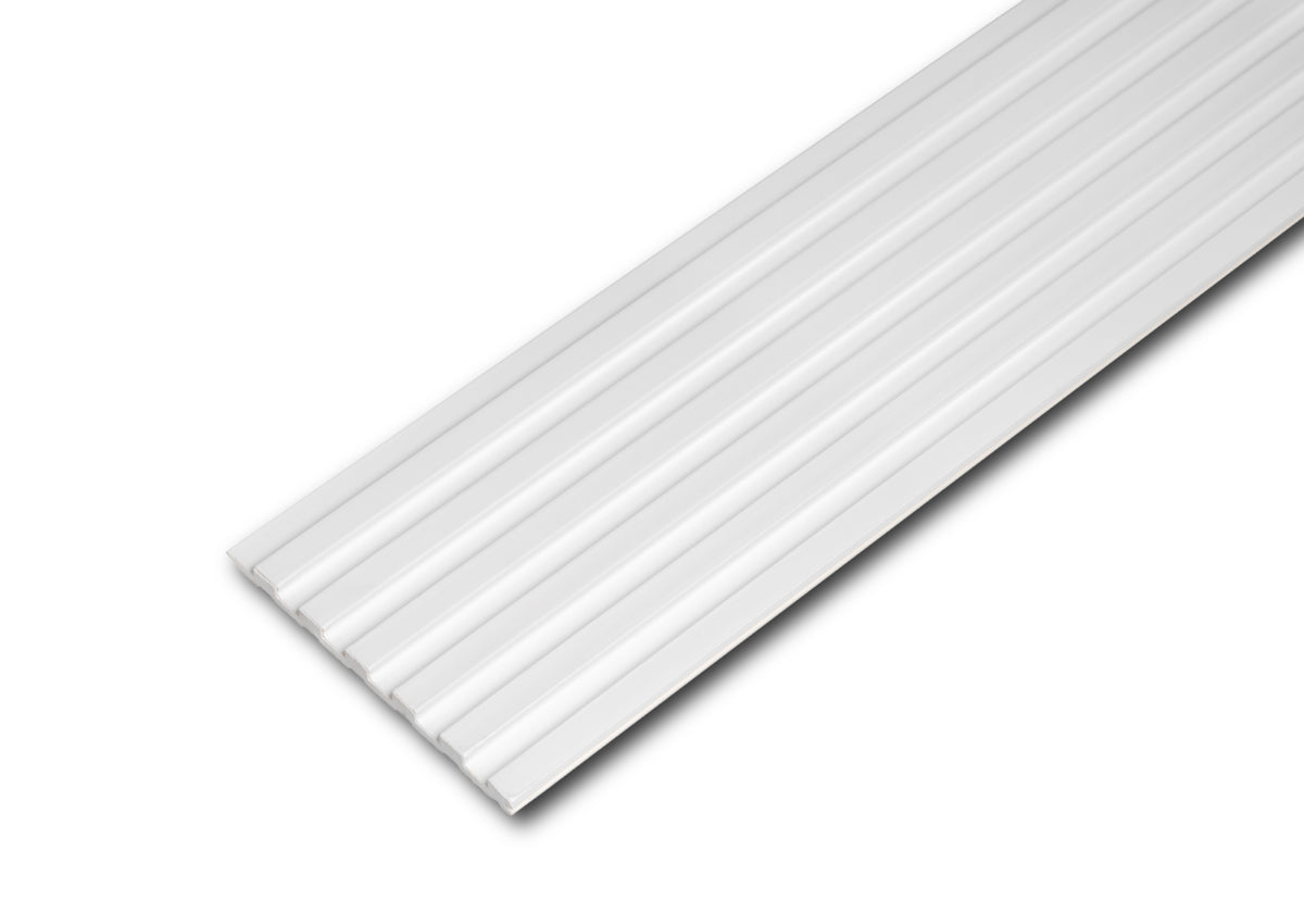 Interior & Exterior Slat Wall Panels Lotus White
