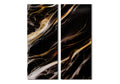 Marble Wall Panel 11 Black Mirage UV Gloss Seamless Look