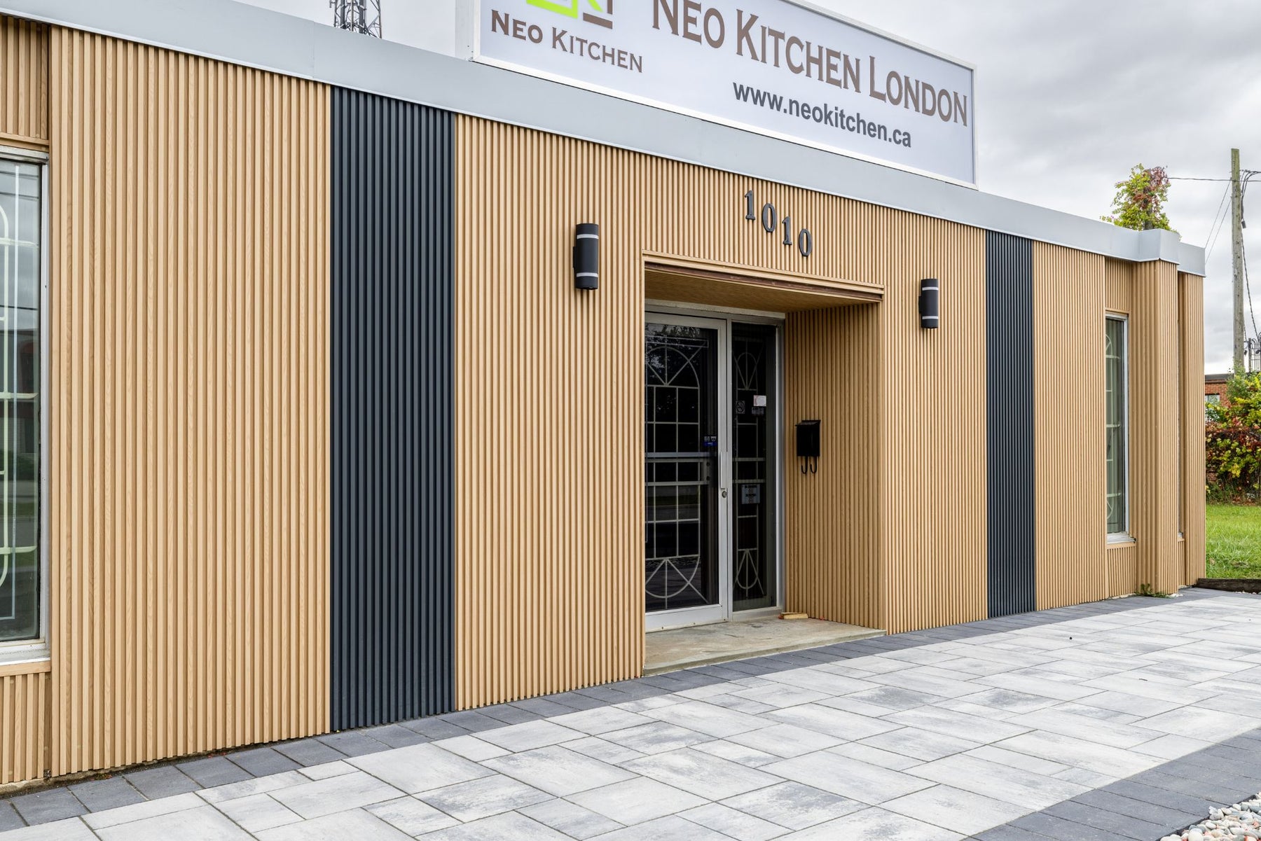 RichVaugh Natural Wood commercial exterior siding installation in London Ontario