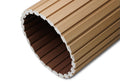 Flexible Slat Wall Panels – Natural Wood & Gold