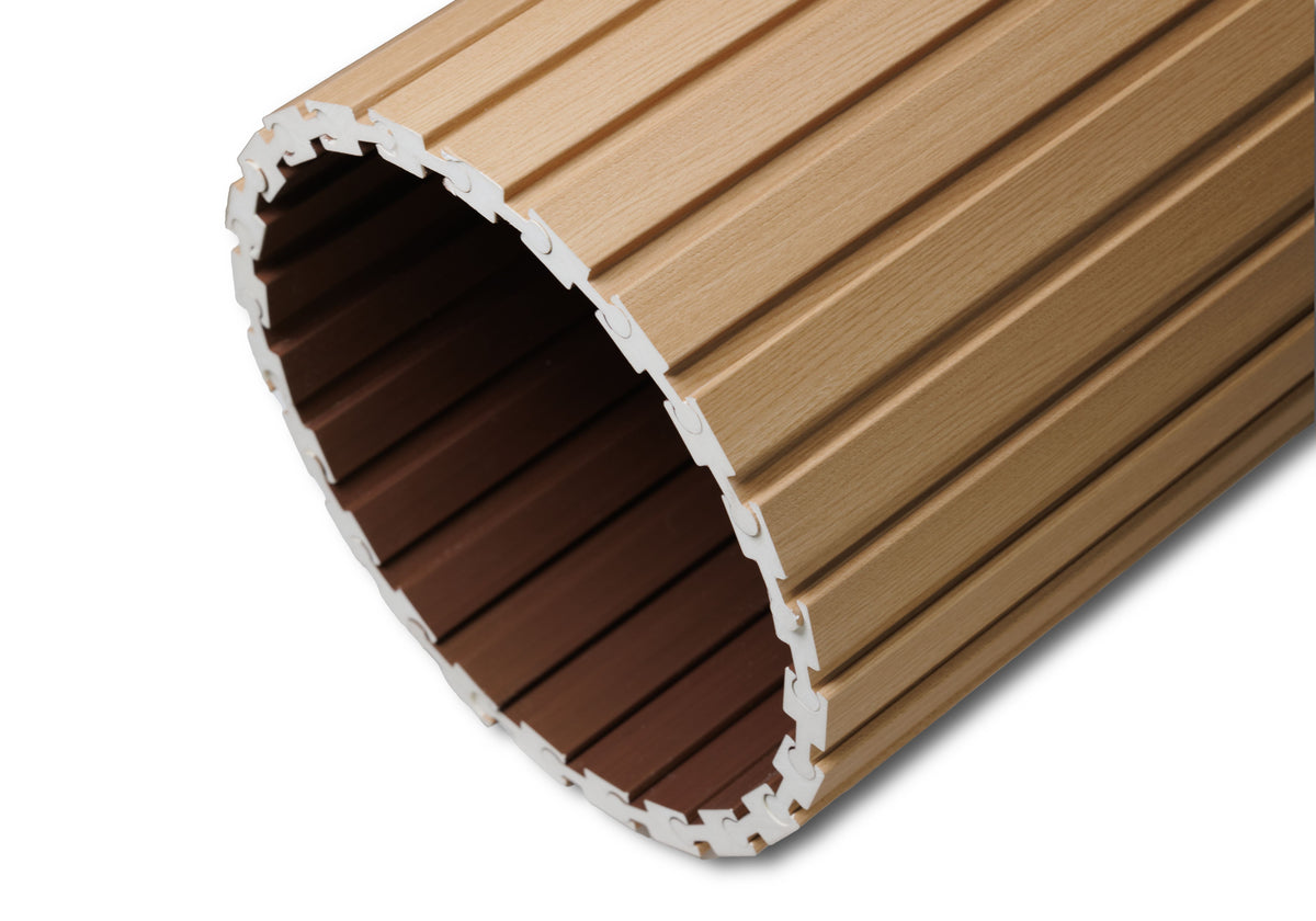 RichVaugh flexible slat wall panels for curved walls and modern interior feature walls in Canada